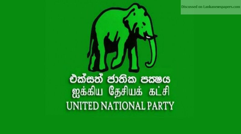 UNP in sri lankan news