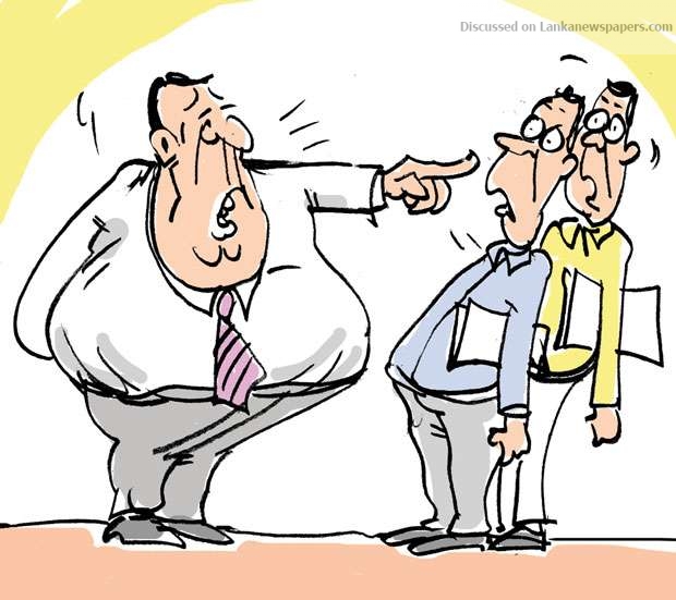 Winning brownie points at the expense of subordinates!