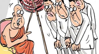 Sought blessings, but got a tongue-lashing!