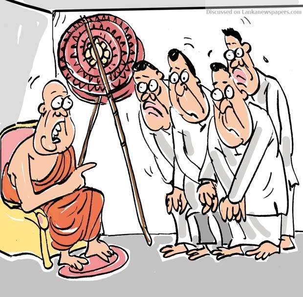 Sought blessings, but got a tongue-lashing!