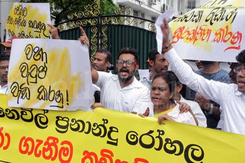 Protesters demand govt. to immediately takeover NFTH
