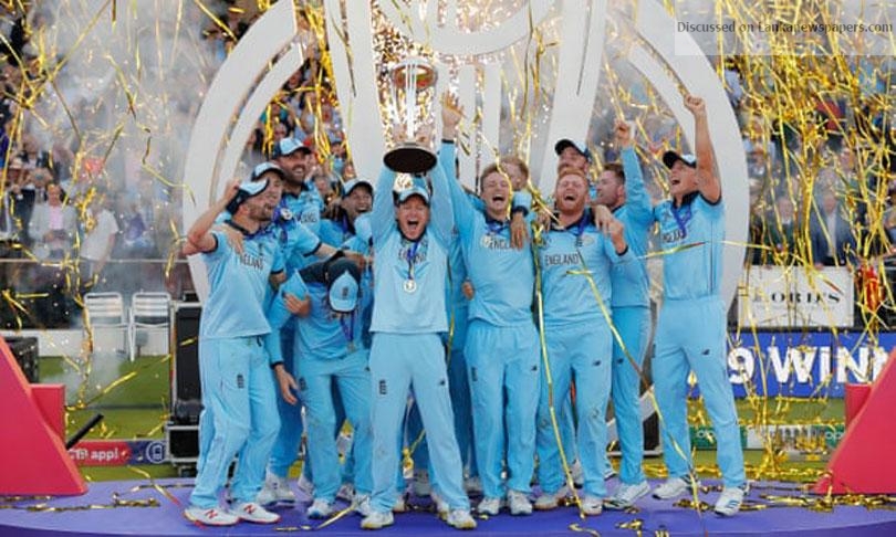 England crowned world champions