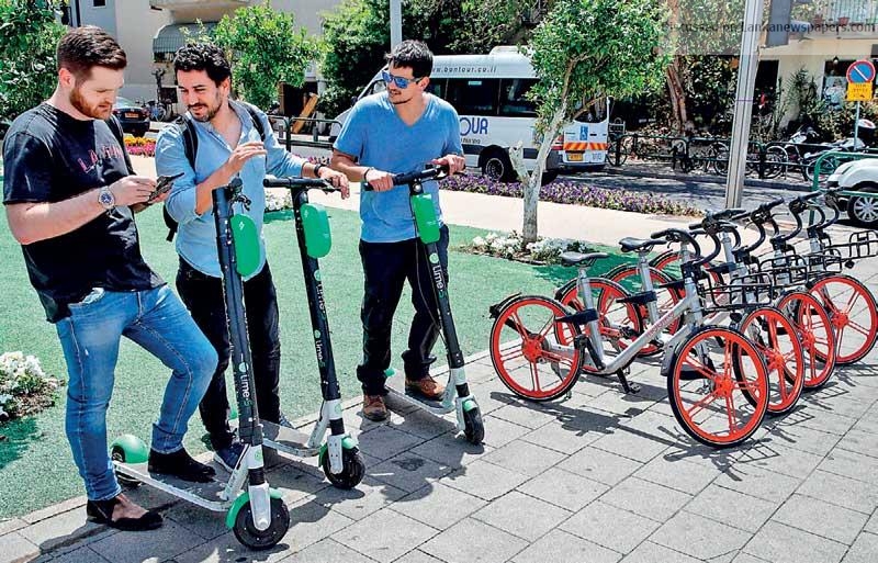 Tel Aviv takes ride to scooter ‘paradise’