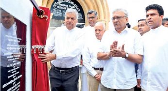 PM declares open Phase 1 of Bogambara Cultural Park