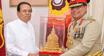 Army Chief calls on President