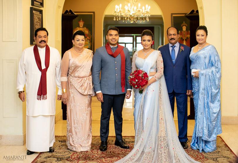 At Namal Rajapaksa’s wedding reception