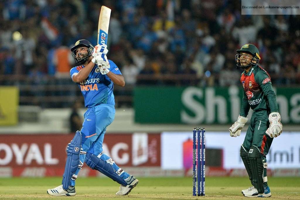 Sharma blitz flattens Bangladesh as India draw level