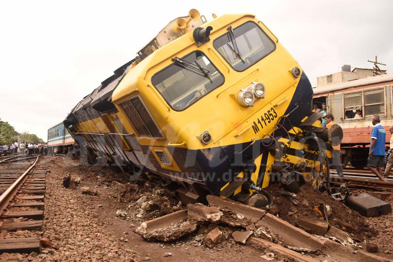 Train derailment…