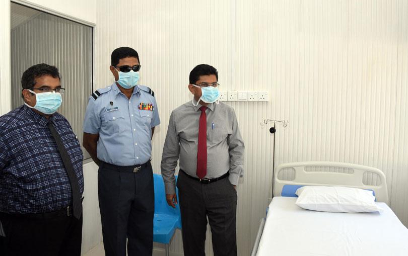 Air Force hands over new Isolation Unit at IDH