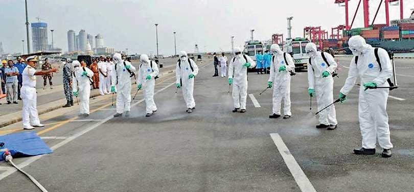 Navy rehearses to fight COVID-19