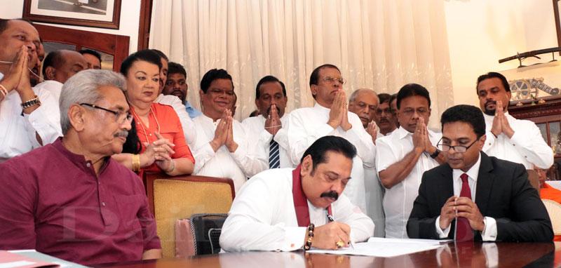 MR signs nomination papers