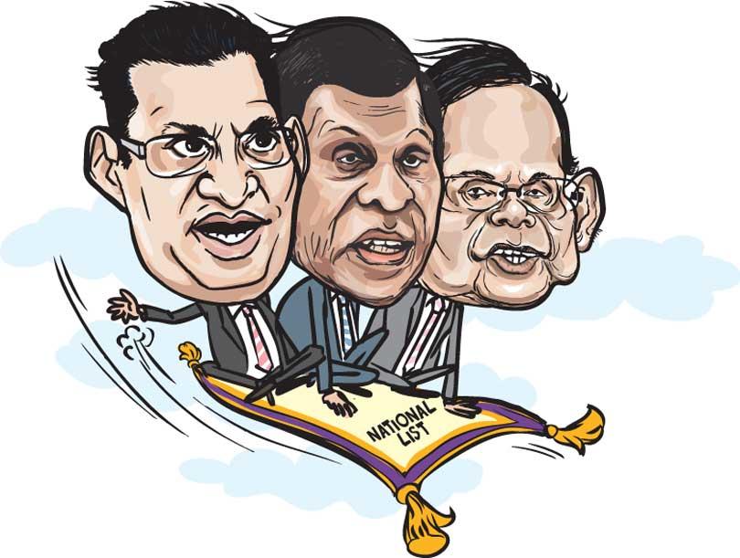 GL, Cabraal, Sabry to enter National List through SLPP