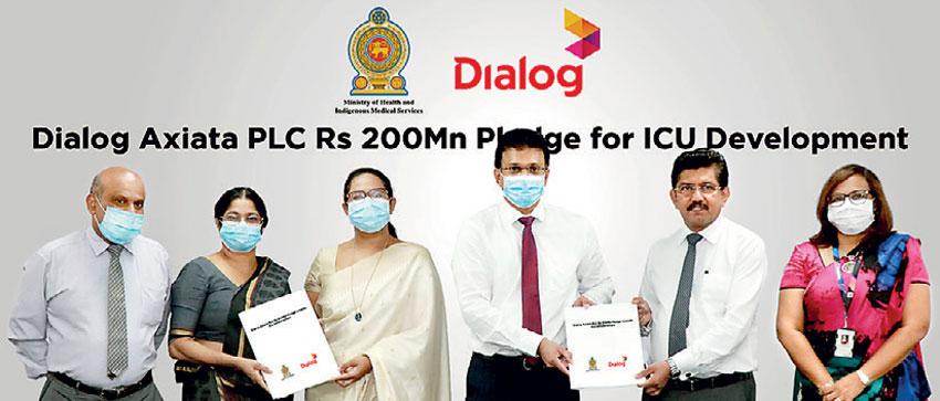 Dialog Axiata pledges Rs.200mn for ICU development