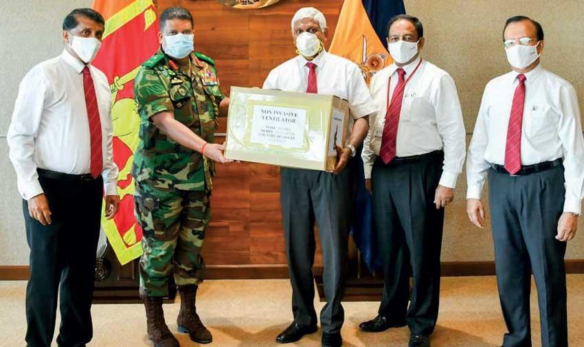 Ceylinco Life donates ventilators to combat COVID-19