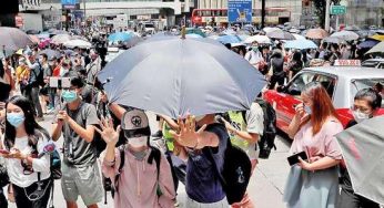 Hong Kong police arrest 300 as thousands protest over security laws
