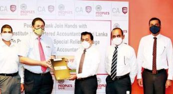 People’s Bank offers special COVID-19 loans up to Rs.20mn to CA Sri Lanka members