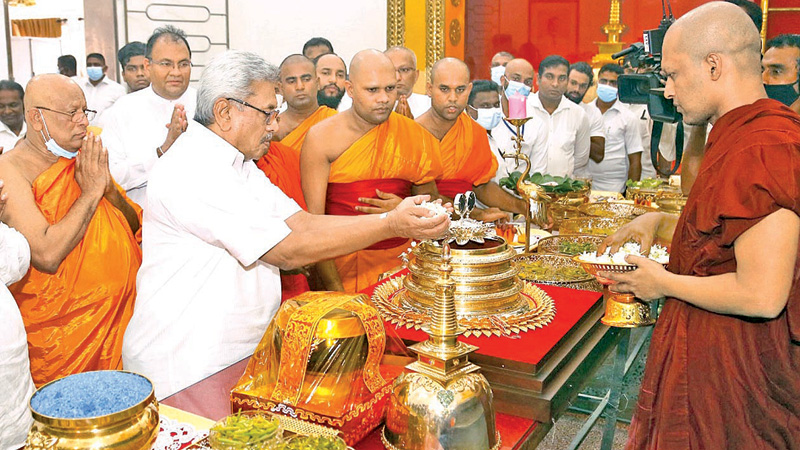 LNP – Birth Commemoration of Anagarika Dharmapala held under patronage of President