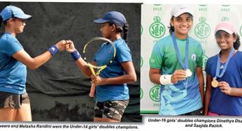 LNP – Chathurya wins third consecutive doubles title
