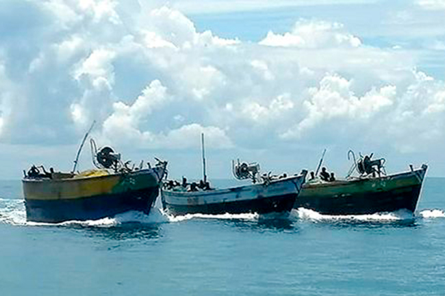 1620145359 11 Indian fishing vessels attempting to enter Lankan waters intercepted G 1 in sri lankan news