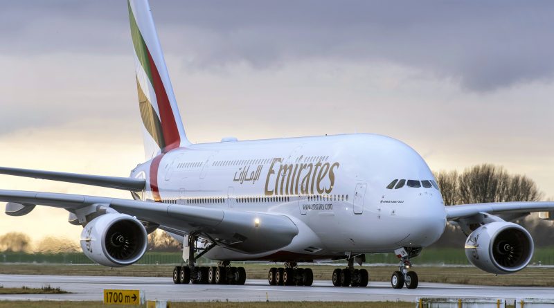 An Emirates Airbus A380 in sri lankan news