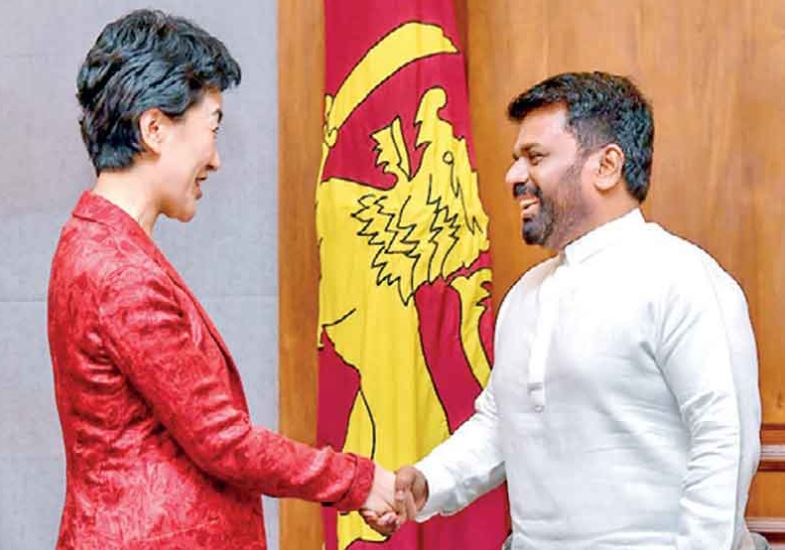 China support for Sri Lana