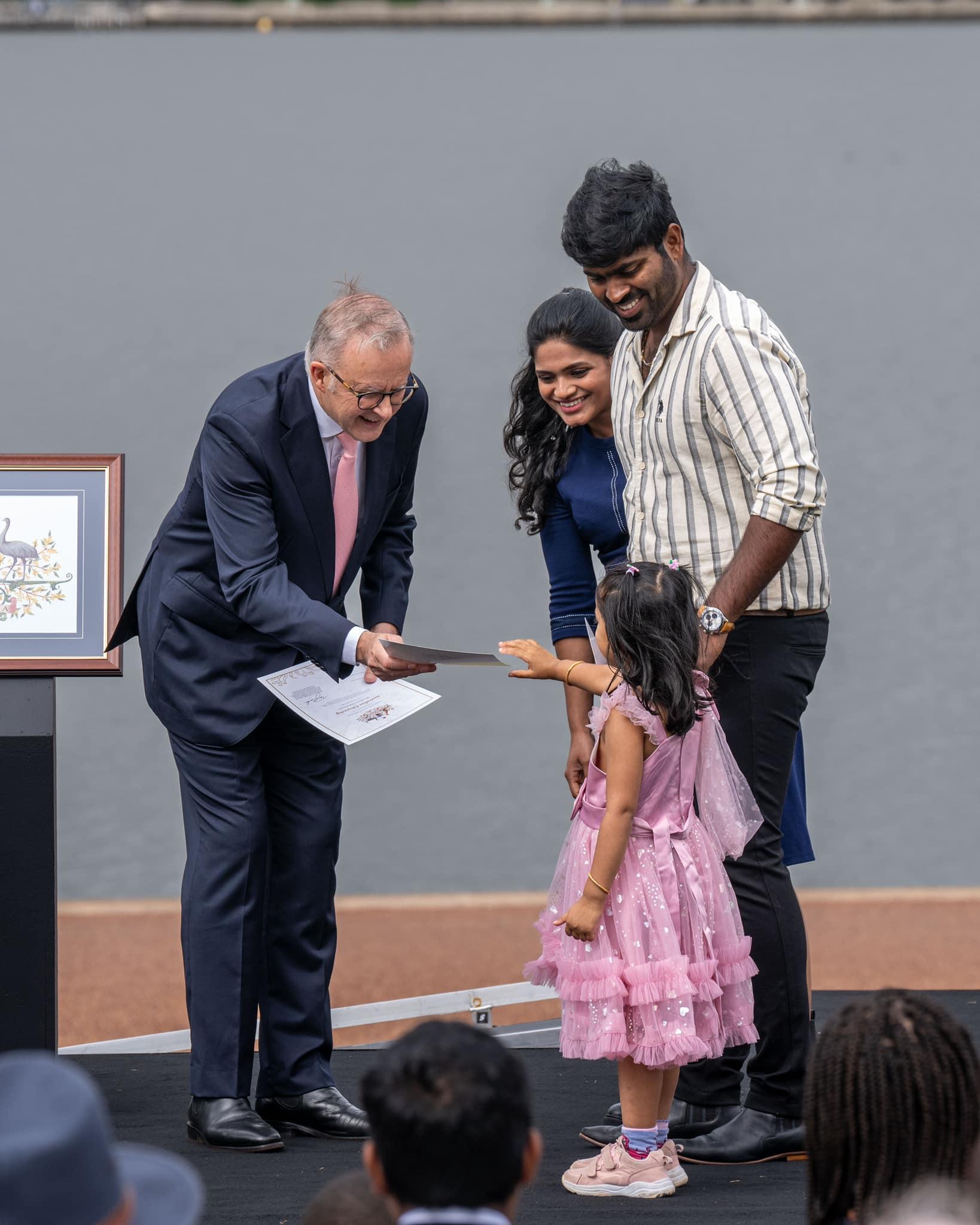 LNP – Australian PM recognises new citizens including those from Sri Lanka