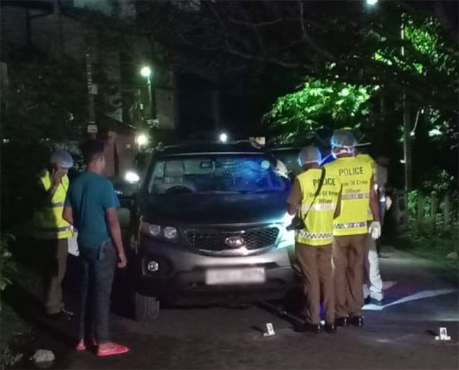 LNP -Shots fired at Thusitha Halloluwa’s vehicle