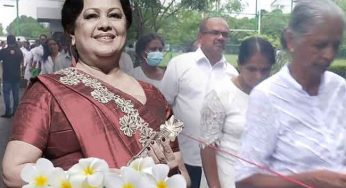 LNP – Large crowd gathers to pay last respects to Malini Fonseka