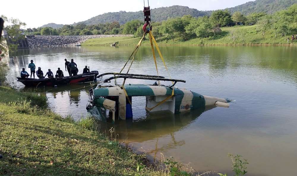 LNP – Debris of crashed helicopter recovered